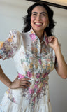Button Down Printed Dress