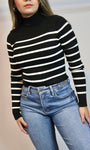 Black Stripe Light Sweater