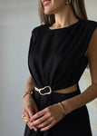 Black Sleevless Dress