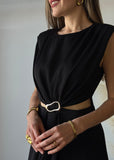 Black Sleevless Dress