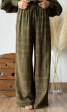 Olive Bottom Pants (Set)