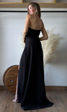 Draped Meredith Gown