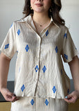Graphic Print Blouse