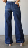 Mid Rise Wide Leg Jeans