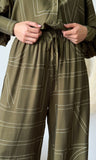 Olive Bottom Pants (Set)
