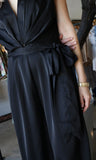 Satin Tie Jumpsuit