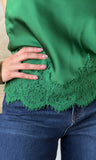 Lace Halter Blouse