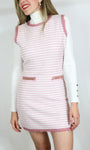 Pink Tweed Dress