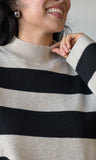 Comfy Stripe Sweater Set