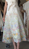 Floral Sleeveless Midi Dress