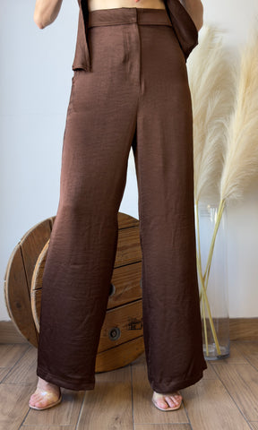 Loose Fit Solid Pants