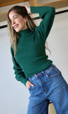 Green Turtle Neck Sweater