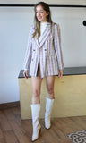 Lilac Tweed Blazer