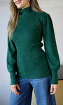 Green Turtle Neck Sweater