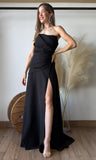 Draped Meredith Gown