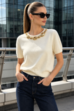 Gold Chain Knit