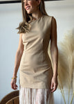 Lace Contraste Sleeveless Dress