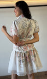 Short Sleeve Button Down Belted Dress