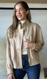 Oversized Curved Pocket Detail Jacket