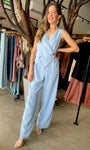 Sleeveless Asymmetrical Vest Jumpsuit