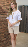 Bow Detailed Poplin Blouse