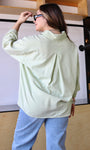 Oversized Button Down Collared Shirt