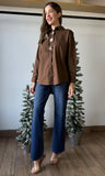 Gold Button Blouse