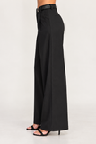 Side Belted Wide Leg Pants