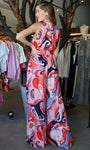 Printed Sleeveless Wide Leg Jumpsuit