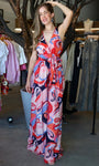 Printed Sleeveless Wide Leg Jumpsuit