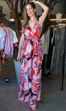 Printed Sleeveless Wide Leg Jumpsuit