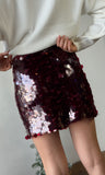 Glam Sequin Party Mini Skirt