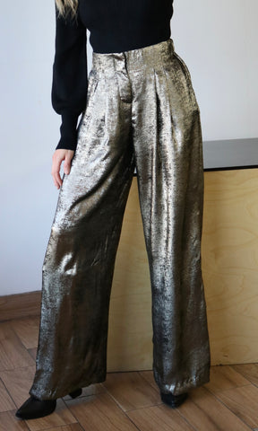 Metalic Gold Pants