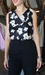 Printed Sleeveless Blouse