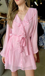 Pink Boho Dress