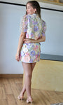 Floral Embroidered Lace Skirt