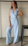 Sleeveless Asymmetrical Vest Jumpsuit