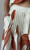 Rust Print Pants