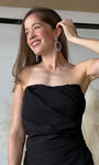 Draped Meredith Gown