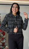 Collared Tweed Jacket