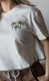 Embroidered Cotton Jersey Top