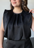 Sleeveless Round Neck Romper
