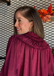 Ruffle And Tie Front Detail Blouse