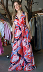 Printed Sleeveless Wide Leg Jumpsuit