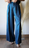 High Waist Tailored Wide Pants