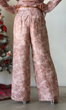 Jacquard Print Pants