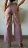 High-waist Straight Pants