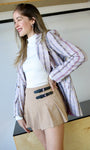 Lilac Tweed Blazer