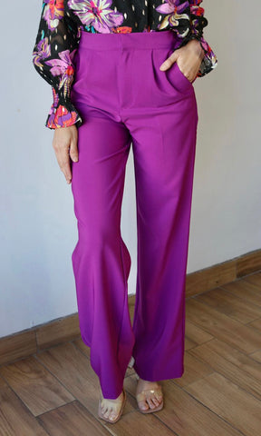 Purple Formal Pants