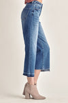 High Rise Wide Crop Jeans